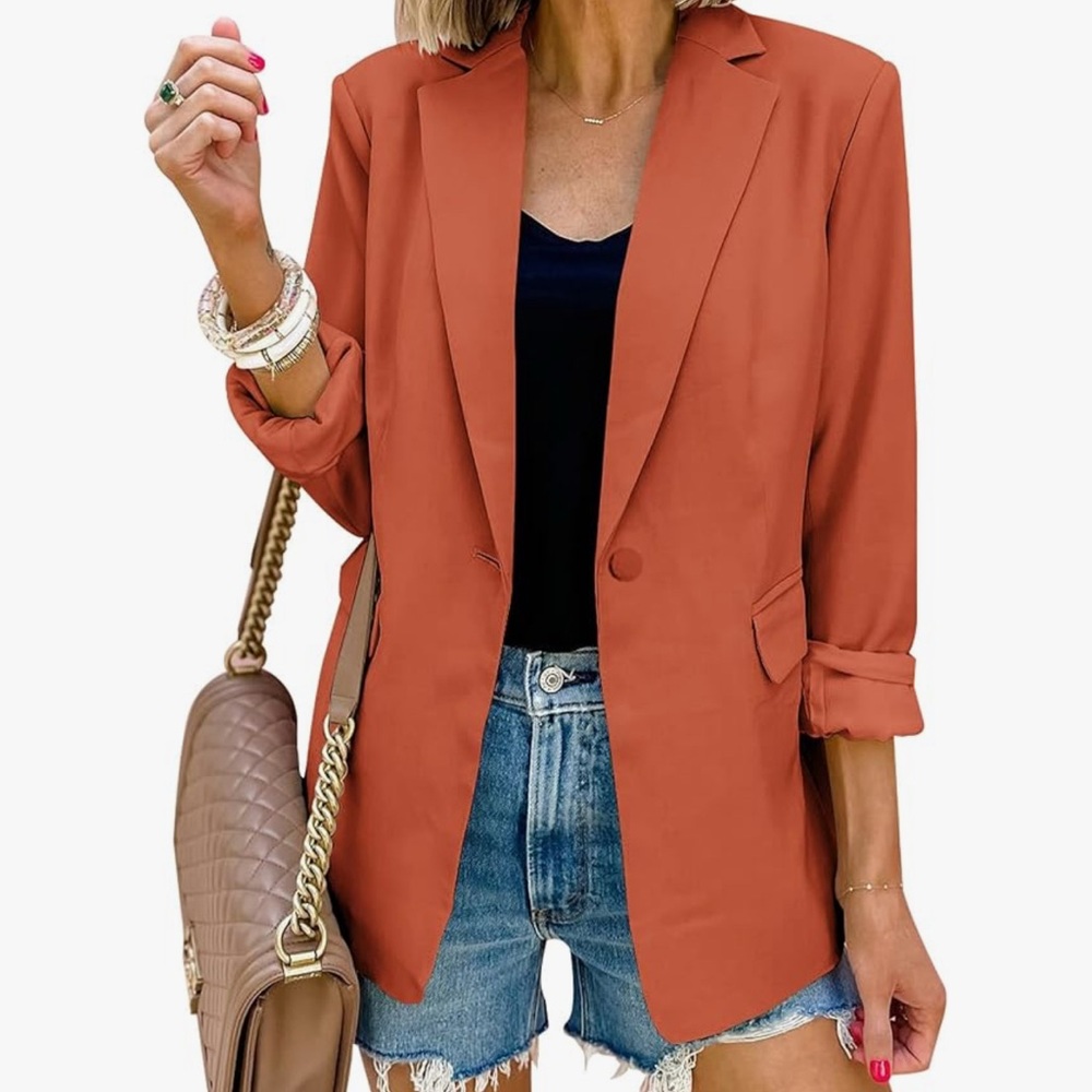 Women's Rust Blazer